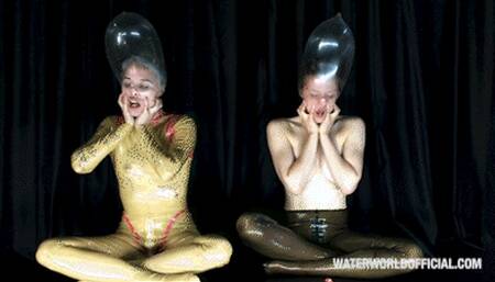 Angelina and Fin Hat Trick Breath Hold Competition