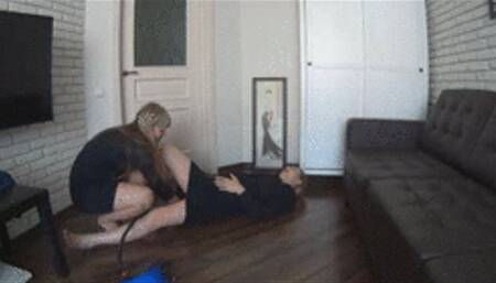 SHE INFLATED MY BODY THROUGH MY PUSSY TILL I CUM 4 ctmBIn