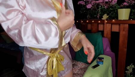 Night smoking in my patio