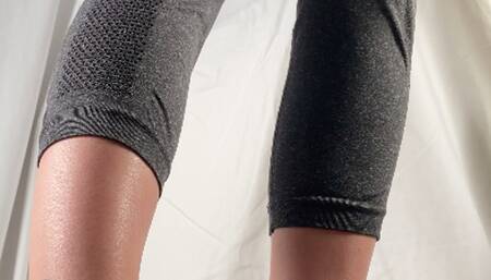 A Shoejob in my well worn Sneakers - Cbt and cockcrush with Tramplegirl in Nike Air Pegasus - multicam - multi