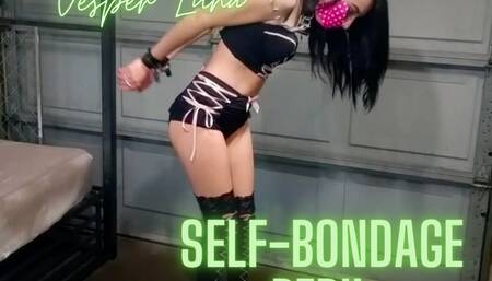 Vesper Luna Self Bondage Peril HD 540p MP4