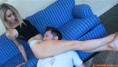 'COATING HIS THROAT WITH MY THIGHS!' Video Download featuring Sasha Sky - Full High Definition (MP4)