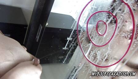 Roxanne Miller Milking Target in Mirror