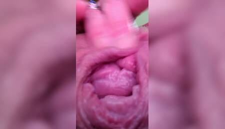 Close-up of My Wet Pussy