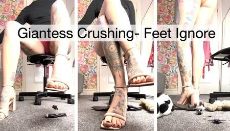 Giantess Crushing- Feet Ignore