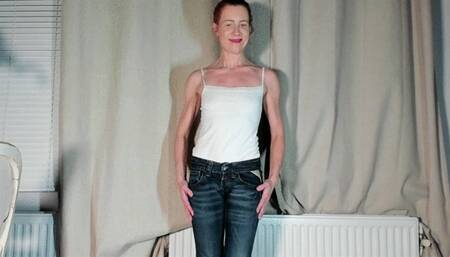 Custom: ass in jeans