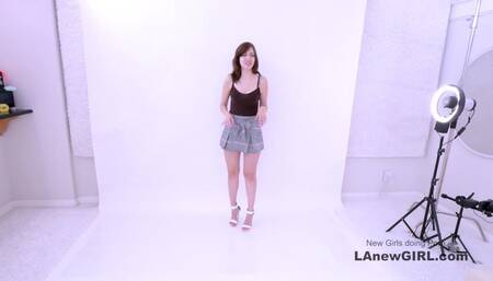 Brunette wants smacked with throat full