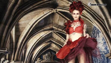 424 Adelle Unicorn as Queen of Hearts