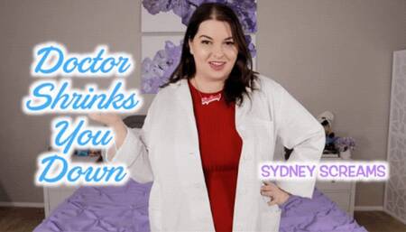 Doctor Shrinks You Down - A shrinking fetish scene featuring: accidental shrinking, horny shrinking, female domination, tiny man, doctor experiment, and size comparison - 1080 MP4