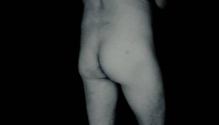 Solo Male Naked Booty Comp BW version