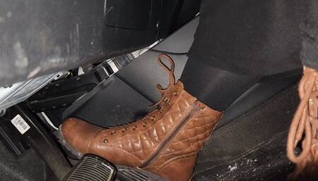 Revving in Guess Boots