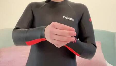 Getting horny in my Wetsuit