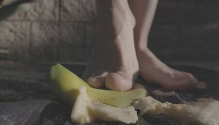 Giantess Feet Crushing Fruits and Free Range Eggs Part 1