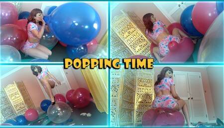 Popping Time - Looner Blow 2 Pop with Kat VanWylder in 1080p