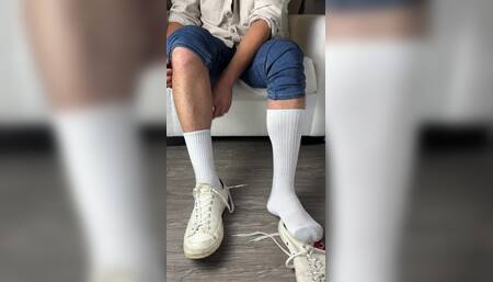 Taking off My Worn Out Shoes After Work
