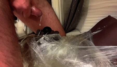 Total immobilization of the slave (fetish and cumshot)