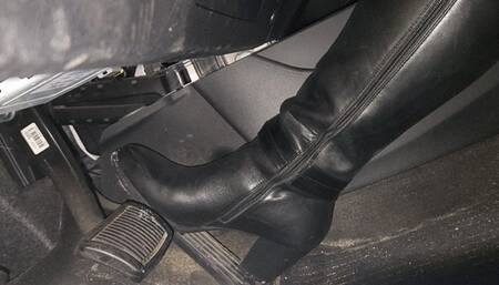 Coffee Run in Heeled Knee High Boots (Part 2)