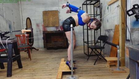 Restrained in heavy metal, bent over and machine fucked from behind (WMV HD 8000kbps)