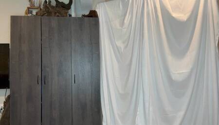 Watch me try on my haul JOI and cum twice