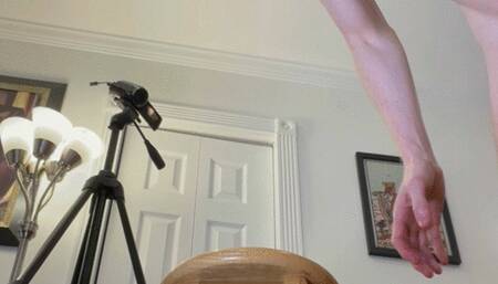 Look at My Oiled Soles and Pulsating Butthole from Below