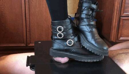 Goddess Kate Combat Boots Ballbusting