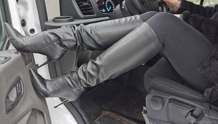 Hard Revving Ford Transit Stiletto Boots