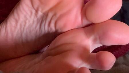 Spending the Night with Your Face in Mommy's Soles