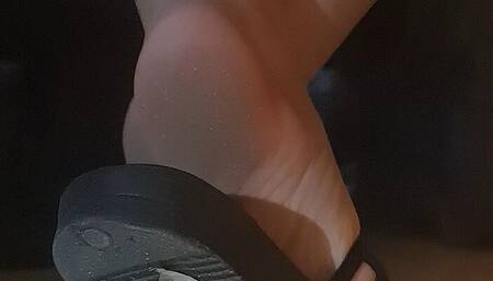 Stepson Watching His Stepmom Dirty Feet POV