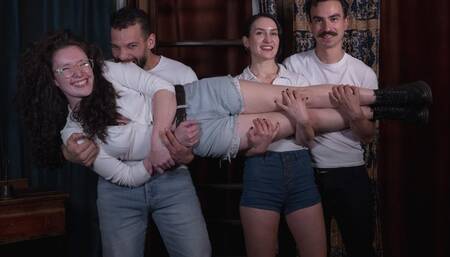 BDSM Foresome Part 1: with Curved Marvin, Karmann and Josie