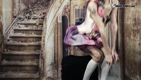 416 Adelle Unicorn flower princess cosplay masturbation shooting