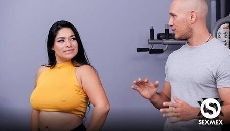 Sexmex featuring Mia Sanz's big tits sex