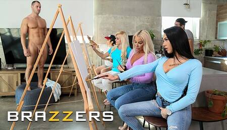 BRAZZERS - Robbin Banx & MJ Fresh Get On Stage And Share Duncan's Delicious Cock In A Hot 3some