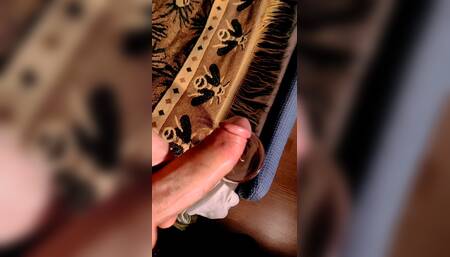 Big Dick Cumshot in Wineglass