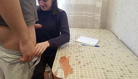 A Young Student Is Crazy About Her Stepfather Big Dick