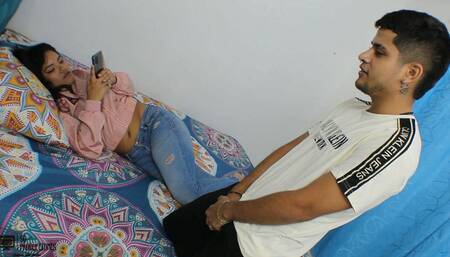 Give My Stepbrother a Super Blowjob Until My Mouth Is Full of Semen - Porn in Spanish