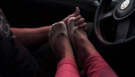 Warm afternoon in the car with Xiomama - MOV