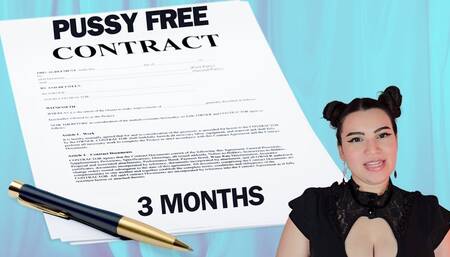Pussy Free Pledge Contract - Real 3 Month Pussy Free Guidance by Countess Wednesday - Pussy Denial, Sexual Rejection, Loser Porn, and Loser Lifestyle MP4 1080p