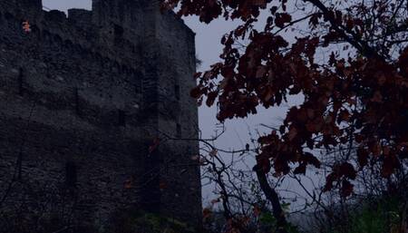 Accused witch writhes on the sharp edge of the 'Wooden Pony'