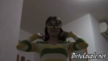 Long video with all the first porn clips of this sexy brunette with round ass