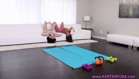 HD Karter Foxx In A Hot Girl-Girl Scene With Alex Harper!