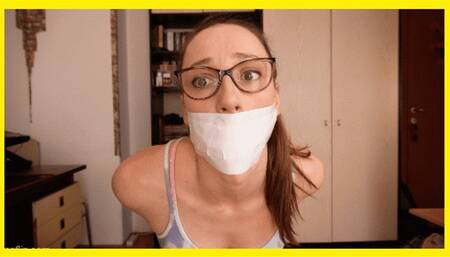 Ballet Flats and White Tape Struggle