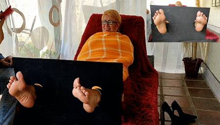 Diana Senior Tickling Nightmare 17 with double camera