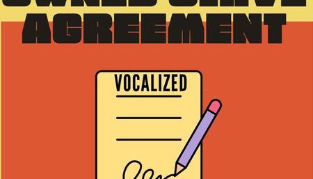 Black owned slave agreement (visual & vocalized)