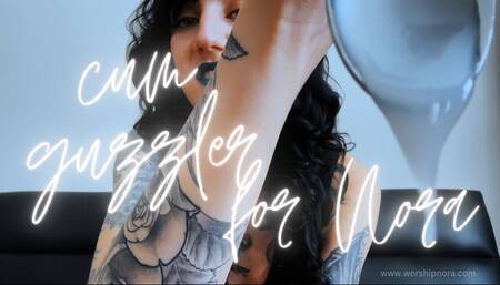 Cum Guzzler For Nora