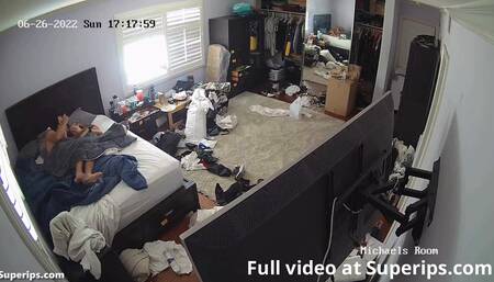 IPCAM – American cheerleader girl gets fucked slowly