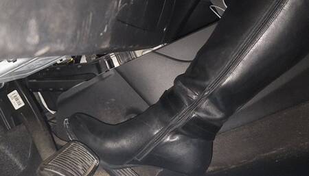 Revving in Knee High Boots