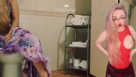 Stare look up at foot