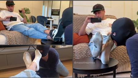 Suck my sweaty socks and be my laundry machine