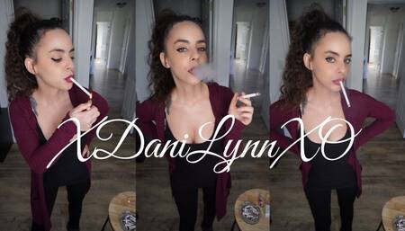 Smoking Marlboro in Home Studio