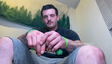 William Blowing Balloons Video 1 - MP4